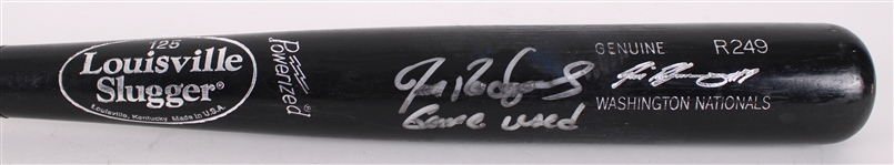 2011 Ivan Rodriguez Washington Nationals Louisville Slugger Professional Model Game Used Bat (MEARS A10 / JSA / Player Letter) Final Season