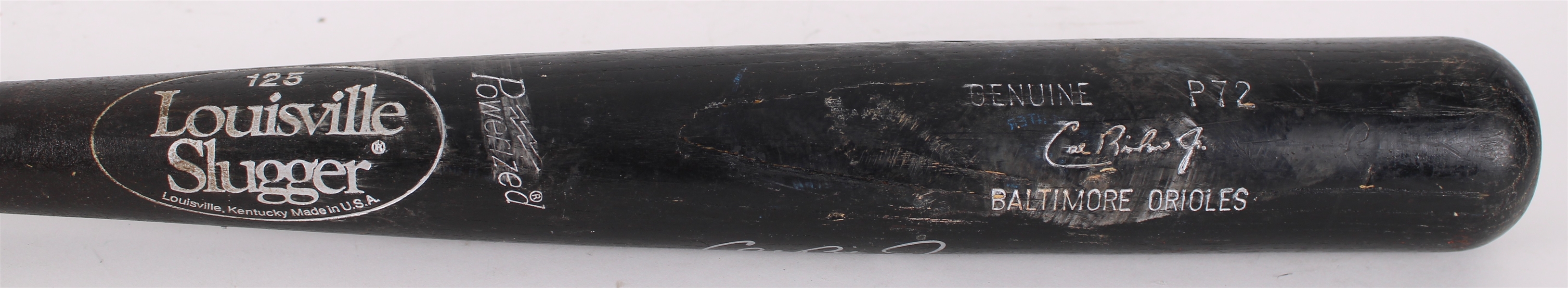 1991-97 Cal Ripken Jr. Baltimore Orioles Signed Louisville Slugger Professional Model Game Used Bat (MEARS A9 / JSA)