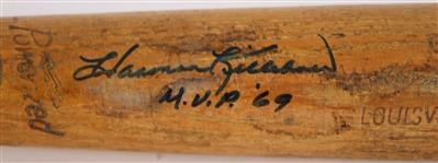 1965-68 Harmon Killebrew Minnesota Twins Signed H&B Louisville Slugger Professional Model Game Used Bat (MEARS A10 / JSA)