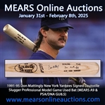 1991-95 Don Mattingly New York Yankees Signed Louisville Slugger Professional Model Game Used Bat (MEARS A9 & PSA/DNA GU8.5/JSA) 