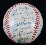 1955 Chicago White Sox Team Signed Baseball w/ 30 Signatures Including Nelson Fox, Minnie Minoso, Sherm Lollar & More (Full JSA Letter)  