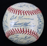 1955 Chicago White Sox Team Signed Baseball w/ 30 Signatures Including Nelson Fox, Minnie Minoso, Sherm Lollar & More (Full JSA Letter)  