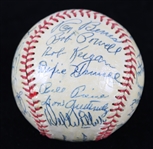1955 Chicago White Sox Team Signed Baseball w/ 30 Signatures Including Nelson Fox, Minnie Minoso, Sherm Lollar & More (Full JSA Letter)  