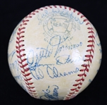 1956 Chicago White Sox Team Signed OAL Harridge Baseball w/ 27 Signatures Including Larry Doby, Nelson Fox, Luis Aparicio, George Kell & More (Full JSA Letter) 