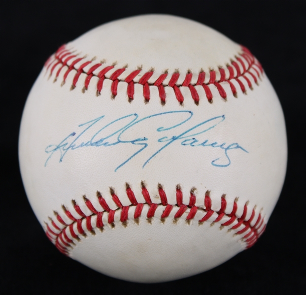 1987-88 Andres Galarraga Montreal Expos Signed ONL Giamatti Baseball  