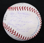 1990's All American Girls Professional Baseball League Multi Signed deBeer Baseball w/ 20+ Signatures