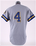 1988 Paul Molitor Milwaukee Brewers Signed Game Worn Road Jersey (MEARS A10 / JSA)