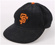 1973-76 San Francisco Giants Professional Model Game Worn Cap (MEARS LOA)