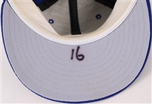 1984-87 Kansas City Royals #16 Professional Model Game Worn Cap (MEARS LOA)