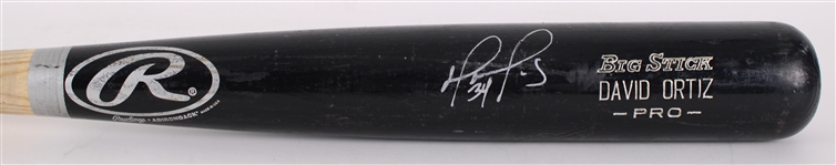 2004 David Ortiz Boston Red Sox Signed Rawlings Adirondack Professional Model Game Used Bat (MEARS A9/JSA & PSA/DNA)
