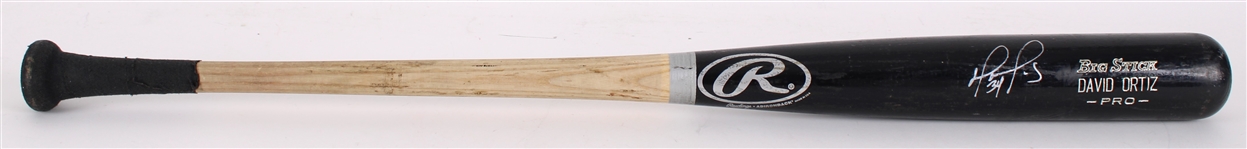 2004 David Ortiz Boston Red Sox Signed Rawlings Adirondack Professional Model Game Used Bat (MEARS A9/JSA & PSA/DNA)