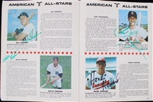 1961 Felipe Alou Atlanta Braves, Mickey Mantle NY Yankees, Harmon Killebrew MN Twins & More Signed All Star Game Program (JSA)