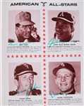 1961 Felipe Alou Atlanta Braves, Mickey Mantle NY Yankees, Harmon Killebrew MN Twins & More Signed All Star Game Program (JSA)