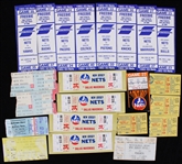 1960's-1990's MLB Pocket Schedules MLB Ticket Order Forms and NBA Tickets and Ticket Stubs (Lot of 50+) 