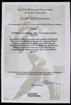 Ted Williams Boston Red Sox Personal Fishing Lure with Letter of Provenance