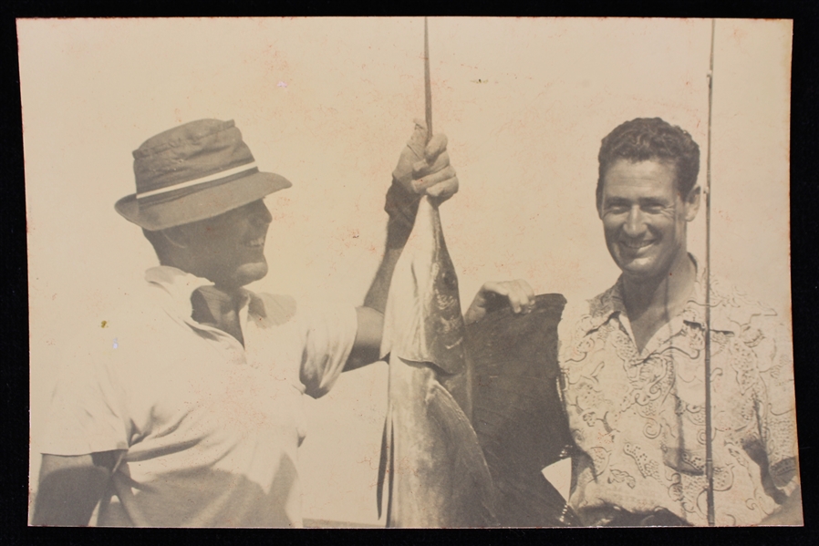 1950s-70s Ted Williams Boston Red Sox 4x6 Fishing Photo w/ Letter of Provenance 