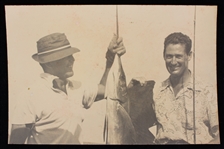1950s-70s Ted Williams Boston Red Sox 4x6 Fishing Photo w/ Letter of Provenance 