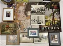 1990s-2010s Collection of Canvas Prints, Framed Prints & Artwork (Lot of 70)