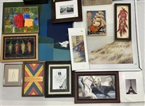 1990s-2010s Collection of Canvas Prints, Framed Prints & Artwork (Lot of 70)