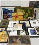1990s-2010s Collection of Canvas Prints, Framed Prints & Artwork (Lot of 70)