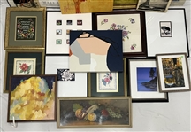 1990s-2010s Collection of Canvas Prints, Framed Prints & Artwork (Lot of 70)