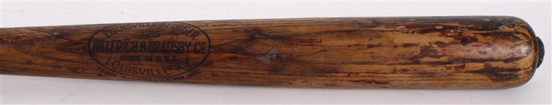 1926 Chick Hafey St. Louis Cardinals H&B Louisville Slugger Professional Model Lathe Bat (MEARS LOA & PSA/DNA) Sidewritten