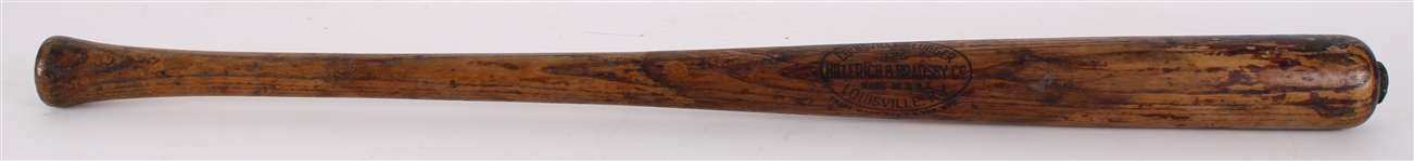 1926 Chick Hafey St. Louis Cardinals H&B Louisville Slugger Professional Model Lathe Bat (MEARS LOA & PSA/DNA) Sidewritten
