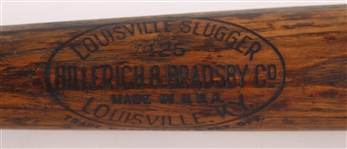 1926 Chick Hafey St. Louis Cardinals H&B Louisville Slugger Professional Model Lathe Bat (MEARS LOA & PSA/DNA) Sidewritten