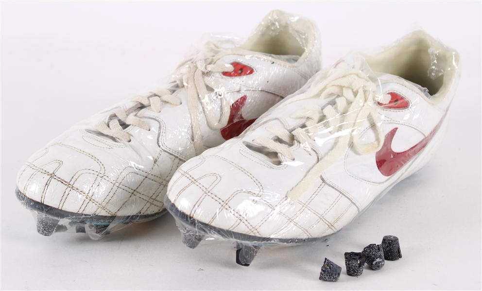 1990-92 Jerry Rice San Francisco 49ers Nike Game Worn Cleats (MEARS LOA)