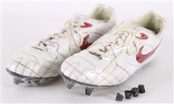 1990-92 Jerry Rice San Francisco 49ers Nike Game Worn Cleats (MEARS LOA)