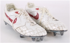 1990-92 Jerry Rice San Francisco 49ers Nike Game Worn Cleats (MEARS LOA)