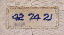 1974 Cleon Jones New York Mets Signed Game Worn Road Jersey (MEARS A9) *JSA*