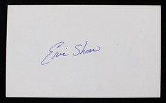 1985 Eric Show San Diego Padres Signed Index Card (JSA)