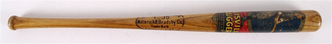 1916-18 Jake Daubert Brooklyn Dodgers H&B Louisville Slugger 14" Decal Bat