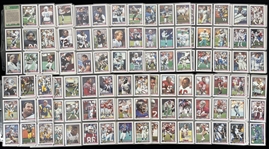 1989-91 Football Trading Card Complete Sets - Lot of 8 w/ Score, Pro Set, Pacific & Bowman (Numerous HOF Rookie Cards)