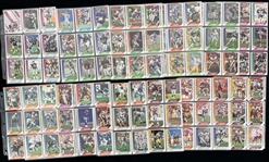 1989-91 Football Trading Card Complete Sets - Lot of 8 w/ Score, Pro Set, Pacific & Bowman (Numerous HOF Rookie Cards)