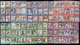 1989-91 Football Trading Card Complete Sets - Lot of 8 w/ Score, Pro Set, Pacific & Bowman (Numerous HOF Rookie Cards)