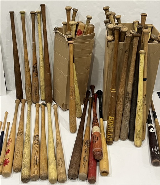 1980s-90s Store Model Baseball Bats & Mini Bats (Lot of 75+)