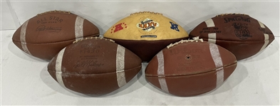1980s-90s Store Model Baseball Gloves, Footballs & Basketballs (Lot of 60+)