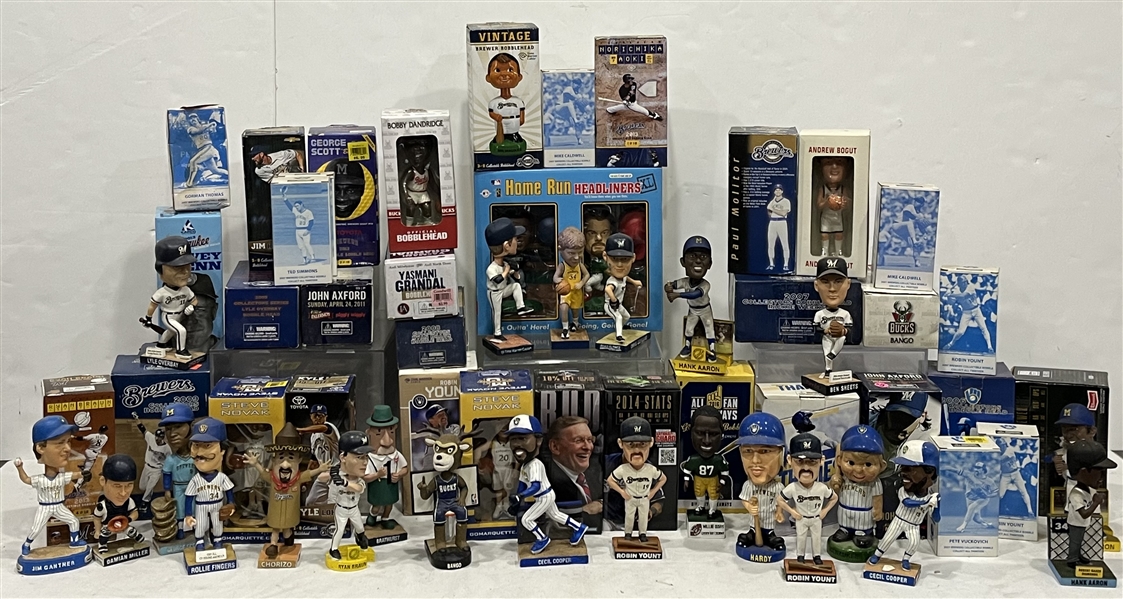 1990s-2000s MLB and NBA Bobblehead Collection (Lot of 70+)