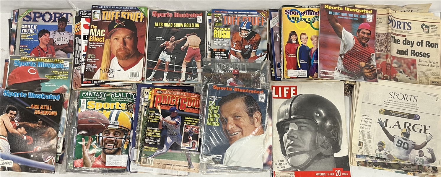 1970s-2010s Hundreds of Magazines Including Tuff Stuff, Sports Illustrated & more 