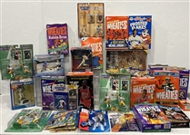 1980s-90s Starting Line Up Figures & Wheaties Boxes (Lot of 50+)