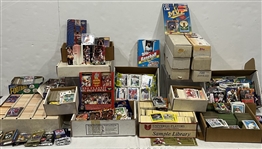 1980s-2010s Massive MLB & NFL Trading Card Collection (Lot of Thousands)