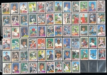 1989 Topps Baseball Trading Card Collection - Lot of 177 w/ Randy Johnson Rookies, Roger Clemens, Barry Bonds & More