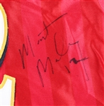 2000-01 Matt Maloney Atlanta Hawks Signed Game Worn Road Jersey (MEARS LOA/JSA)