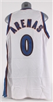 2005-06 Gilbert Arenas Washington Wizards Game Worn Home Jersey (MEARS A5)