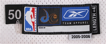 2005-06 Gilbert Arenas Washington Wizards Game Worn Home Jersey (MEARS A5)