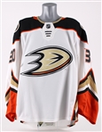 2017-18 Ryan Miller Anaheim Ducks Game Worn Road Jersey (MEARS A10)