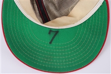 1973-83 Bobby Wine Philadelphia Phillies Game Worn Cap (MEARS LOA)