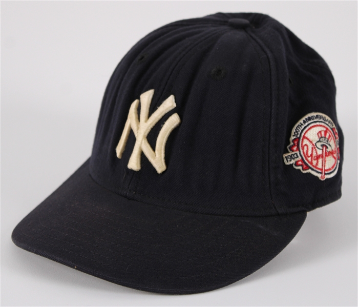 2003 Alfonso Soriano New York Yankees Game Worn Cap (MEARS LOA)
